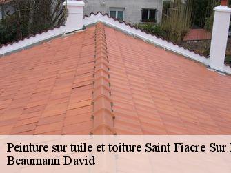 Peinture sur tuile 44690