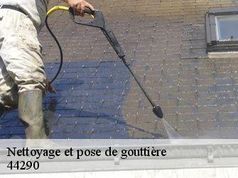 Nettoyage et pose de gouttière 44290