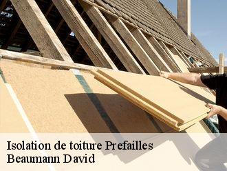 Isolation de toiture  prefailles-44770 Beaumann David