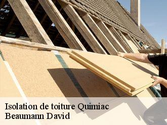 Isolation de toiture  quimiac-44420 Beaumann David
