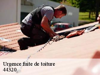Urgence fuite de toiture  44320